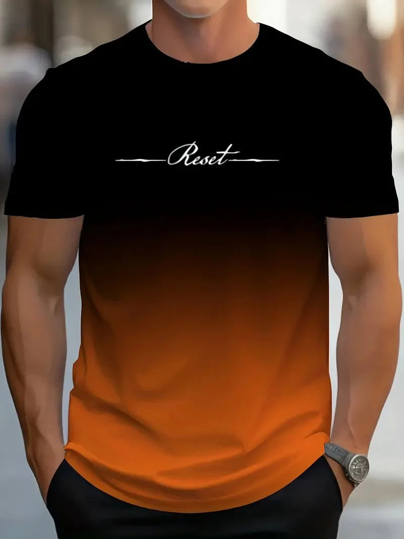 Camiseta 3D Gradiente Masculina